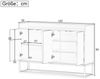 Furnishings Home Sideboard Anrichte Schrank Buffetschrank Modernes Breite 120 cm (120x30x80 cm), Geeignet für Esszimmer, Wohnzimmer, Küche Bild 2
