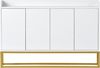 Furnishings Home Sideboard Anrichte Schrank Buffetschrank Modernes Breite 120 cm (120x30x80 cm), Geeignet für Esszimmer, Wohnzimmer, Küche Bild 4