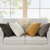 Topfinel Kissenbezüge 4er Set Kordsamt, flauschig Farbverlauf, Gestreift, kissenbezug 40x40 sofa kissen Braun kissenhüllen 40x40 Bild 4