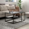 Couchtisch Solund 90x60x45 cm Schwarz [en. casa] Bild 2