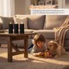 Relaxdays LED Kerzen 4er Set 18 cm Bild 3