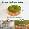 livasia Meditationskissen Zafukissen groß (Deluxe) - 45x15cm, Kapok, vegan, handgefertigt Bild 4