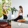 livasia Meditationskissen Zafukissen groß (Deluxe) - 45x15cm, Kapok, vegan, handgefertigt Bild 3