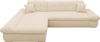 DOMO collection Ecksofa MORIC Massiv! - Belastbar bis 140 kgxSitz, 300x172 cm, XXL-Format, L-Form, Cord, creme Bild 2