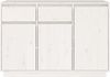 Sideboard, Kommode Weiß 110x34x75 cm Massivholz Kiefer Bild 3