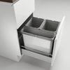 NABER Abfallsorter 28,5 (2x10 + 8,5) Liter COX® BOX 360 S/450-3 für 45 cm Schrankbreite Bild 2
