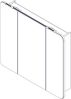 FACKELMANN MILANO LED Spiegelschrank 90 cm breit, Weiß Bild 3