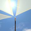 2x2x2m UV Sonnensegel Sonnenschutz Wasserdicht Beige Bild 4