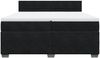 vidaXL Boxspringbett mit Matratze Schwarz 200x200 cm Samt 3286404 Bild 4