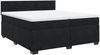 vidaXL Boxspringbett mit Matratze Schwarz 200x200 cm Samt 3286404 Bild 2