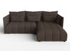 AX LIVING Ecksofa Braun mit Schlaffunktion und Bettkasten Cosmova 248 Bild 3