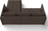 AX LIVING Ecksofa Braun mit Schlaffunktion und Bettkasten Cosmova 248 Bild 4
