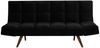 Bronx71 Schlafsofa 1,5-Sitzer Timo Samt schwarz Bild 2