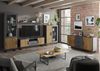 Highboard >Joe< in Eiche / anthrazit, Eiche teilmassiv - 146x147x40cm (BxHxT) Bild 4