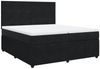 vidaXL Boxspringbett mit Matratze Schwarz 200x200 cm Samt 3292426 Bild 2