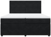 vidaXL Boxspringbett mit Matratze Schwarz 200x200 cm Samt 3292426 Bild 4