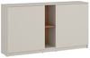 Lomadox Jugendzimmer-Set FIER-129, (Sparset, 4-tlg, Bett Sideboard Kleiderschrank Schreibtisch), in Kaschmir mit Eiche Nb, grifflos, 4-teilig, 140x200 cm Liegefläche Bild 4