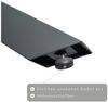 Sincro Dining Tisch 200x100 cm - Aluminium (matt anthrazit) & FSC-Teak Bild 4