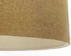 BPS Koncept 0E0-177-50 Hängeleuchte BOHO ELEGANT E27 1x40W Stoff strukturiert auf PVC-Kunststoff braun H:95cm Ø50cm dimmbar Bild 3