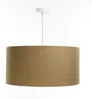 BPS Koncept 0E0-177-50 Hängeleuchte BOHO ELEGANT E27 1x40W Stoff strukturiert auf PVC-Kunststoff braun H:95cm Ø50cm dimmbar Bild 2
