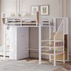 Kleiderschrank 70x40x135 mit Doppeltüren Schubladen Stauraum Schrank für Kinderzimmer Jugendzimmer,Weiß Bild 5