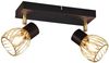 Deckenstrahler ARDON mit Gitter Lampenschirmen in Gold, Breite 30cm Bild 2