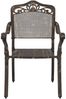 vidaXL Gartenstuhl 2 pcs Bronze 55 x 55 x 92,5cm Aluminium 42002378 Bild 4