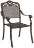 vidaXL Gartenstuhl 2 pcs Bronze 55 x 55 x 92,5cm Aluminium 42002378 Bild 3