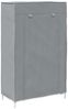 vidaXL Schuhschrank Grau 60,5x30x97 cm Vliesstoff 4100621 Bild 5