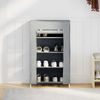 vidaXL Schuhschrank Grau 60,5x30x97 cm Vliesstoff 4100621 Bild 4