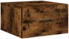 vidaXL Wand-Nachttisch Räuchereiche 35x35x20 cm 829862 Bild 2