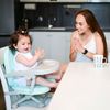 Lorelli Kinderstuhl Ego 2 in 1 Sitzerhöhung Boostersitz Tisch abnehmbar klappbar grün Bild 4