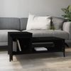 vidaXL Couchtisch Schwarz 100x50x45 cm Holzwerkstoff 821133 Bild 3