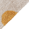 Kinderteppich Baumwolle beige gelb 140 x 200 cm gepunktetes Muster Kurzflor DARDERE Bild 4
