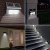 MONZANA® LED Solarlampe Edelstahl IP65 Wasserdicht Hängend Solar Gartenbeleuchtung Gartenleuchte Solarleuchte Garten Bild 2