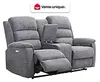 Vente-unique - NEVERS Sofa Stoff Grau - B 95 cm x H 103 cm x L 171 cm Bild 2