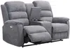 Vente-unique - NEVERS Sofa Stoff Grau - B 95 cm x H 103 cm x L 171 cm Bild 3