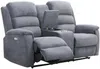 Vente-unique - NEVERS Sofa Stoff Grau - B 95 cm x H 103 cm x L 171 cm Bild 5