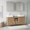 vidaXL Badezimmerschrank-Set 5 pcs Artisan-Eiche Holzwerkstoff 3406414 Bild 4