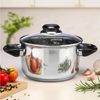 Fleischtopf 1,5 L Kochtopf Bratentopf Induktion Ø 16 cm aus Edelstahl Bild 2