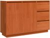 vidaXL Sideboard mit Schubladen Braun Eichen-Optik 111 x 34 x 75 cm 869877 Bild 2