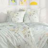 Estella Mako-Batist Bettwäsche 155x220 Primavera mint Wiesenblumen 2205-520 Bild 5