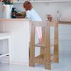 Lernturm, Holz, Kippschutz, höhenverstellbar, H 80 cm Bild 4