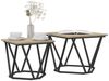 vidaXL Beistelltisch-Set 2 pcs Sonoma-Eiche Ingenieure Holz und Stahl 868268 Bild 3