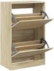vidaXL Schuhschrank Sonoma-Eiche 60x34x96,5 cm Holzwerkstoff 839947 Bild 2
