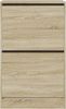 vidaXL Schuhschrank Sonoma-Eiche 60x34x96,5 cm Holzwerkstoff 839947 Bild 5