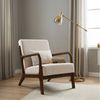 HomeMiYN Ohrensessel Ohrensessel Relaxsessel – Sessel mit Holzrahmen für Wohnzimmer & Flur Bild 1