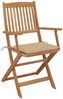 vidaXL Klappbare Gartenstühle mit Kissen 8 Stk. Massivholz Akazie 3075088 Bild 2