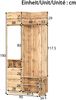 Kompaktgarderobe mit Spiegel und Sitzbank,Flurgarderobe mit Schuhschrank und Haken, Kleiderhaken,Kompaktgarderobe,Flurmöbel Set,Flurgarderobe Bild 4