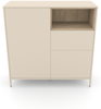 Highboard HYGGE mit 2 Türen, 1 Schublade, 1 offenes Fach, Cashmere Weiß Bild 2
